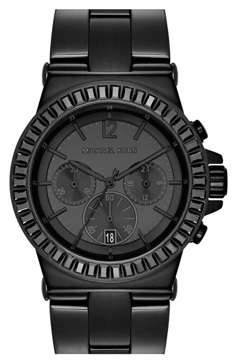 michael kors dylan crystal bezel chronograph watch|Michael Kors silicone watch.